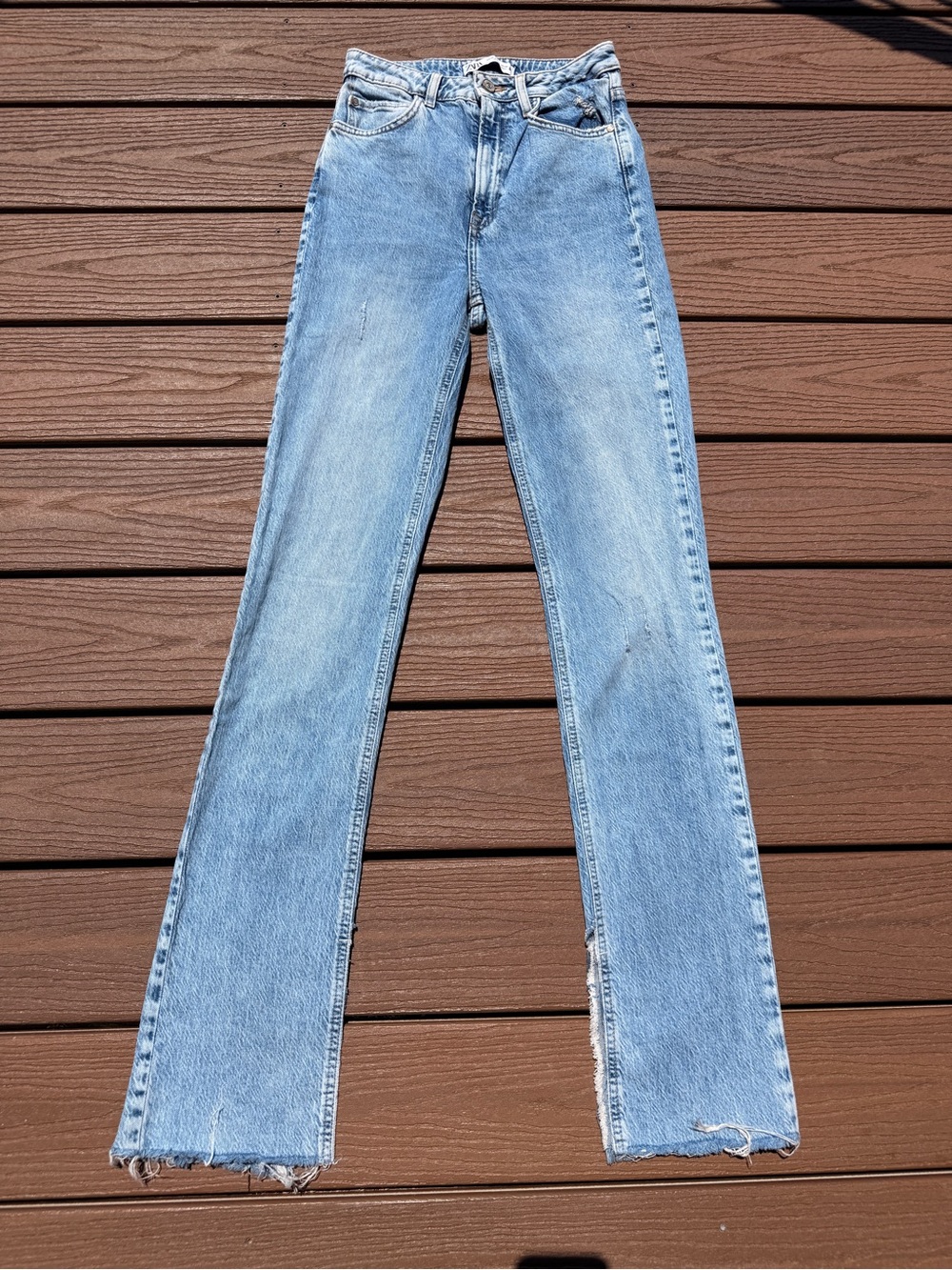 Zara Z1975 High-Rise Slim Flared Jeans